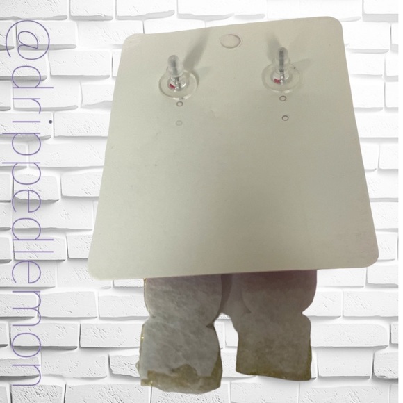 🆕 Bride Letters Beaded Dangle Earrings White Gold Wedding Party Show Marry - Picture 5 of 6